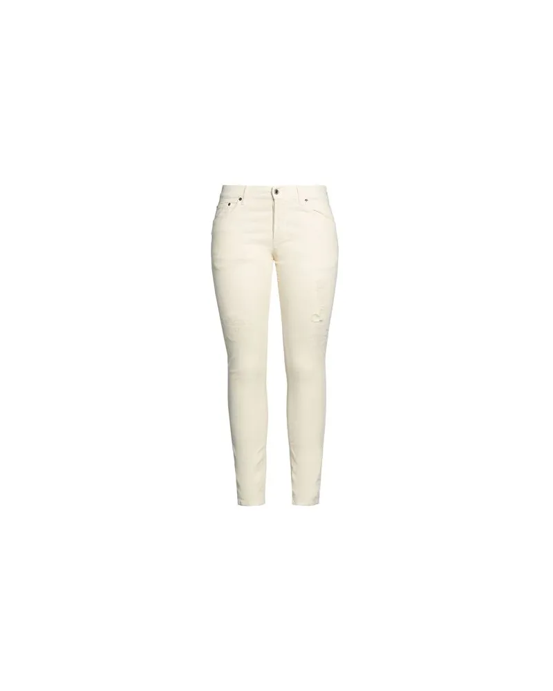Aglini HOSEN & RÖCKE - Hosenauf YOOX.COM Cremeweiß