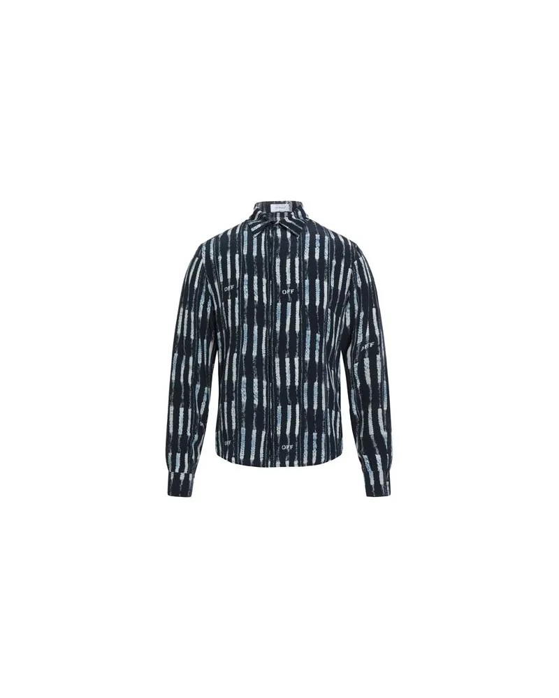 OFF-WHITE TOPS - Hemdenauf YOOX.COM Marineblau