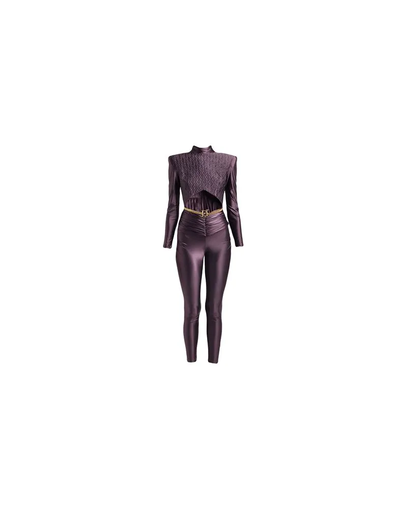 Elisabetta Franchi OVERALLS - Jumpsuitsauf YOOX.COM Dunkelgrün