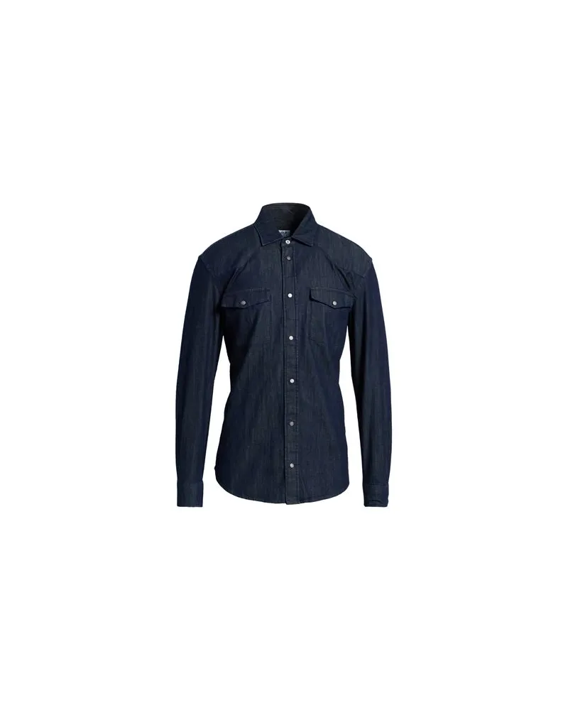 Dondup TOPS - Jeanshemdenauf YOOX.COM Blau