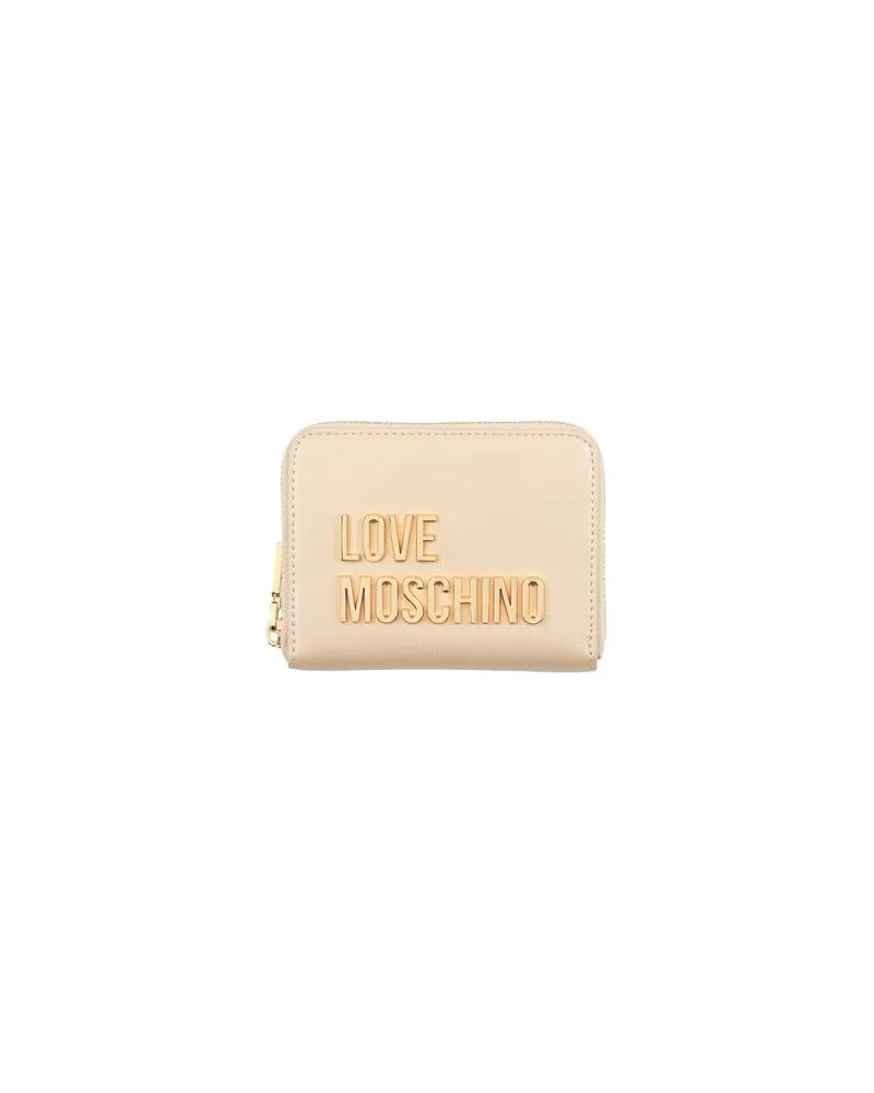 Moschino Kleinlederwaren - Brieftaschenauf YOOX.COM Beige