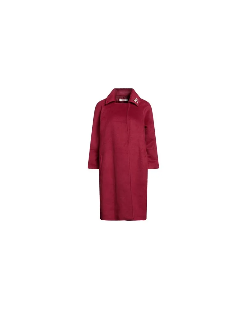 Blumarine JACKEN & MÄNTEL - Mäntelauf YOOX.COM Ziegelrot