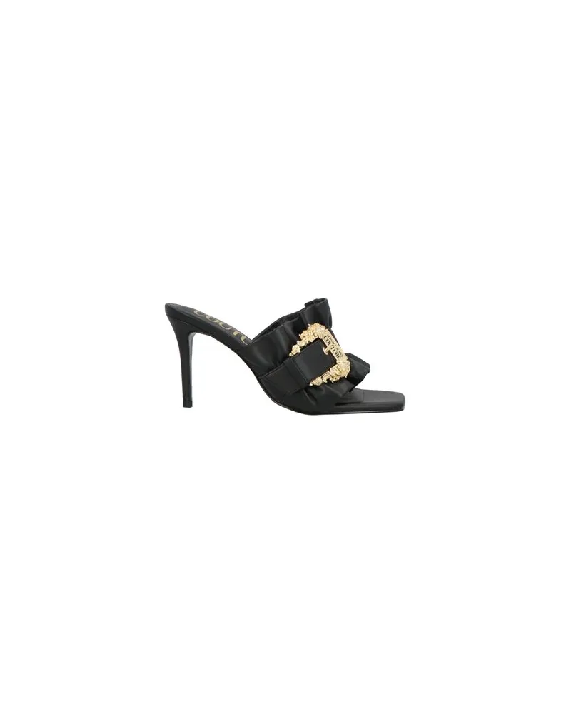 Versace Jeans SCHUHE - Sandalenauf YOOX.COM Schwarz