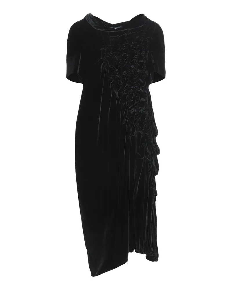 Studiorundholz Midi-Kleid Schwarz