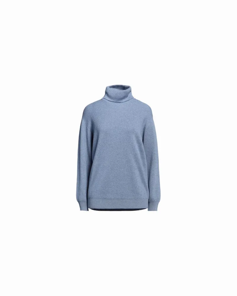 Brunello Cucinelli STRICKWAREN - Rollkragenpulloverauf YOOX.COM Blaugrau