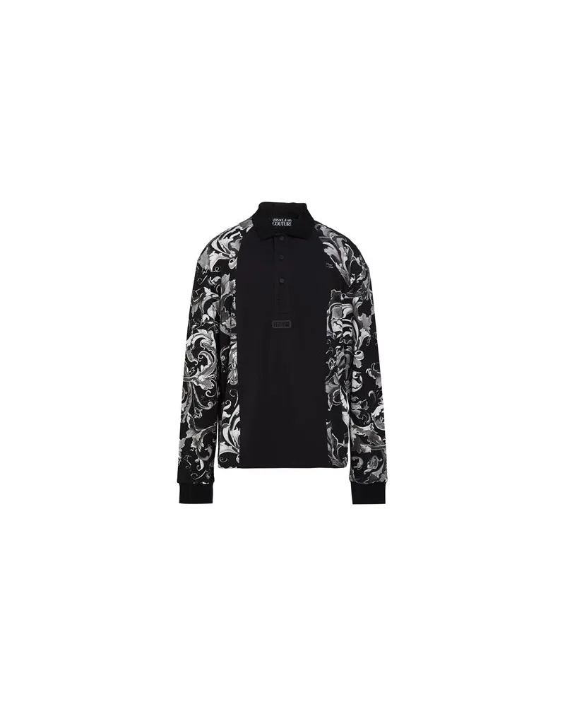 Versace Jeans TOPS - Poloshirtsauf YOOX.COM Schwarz