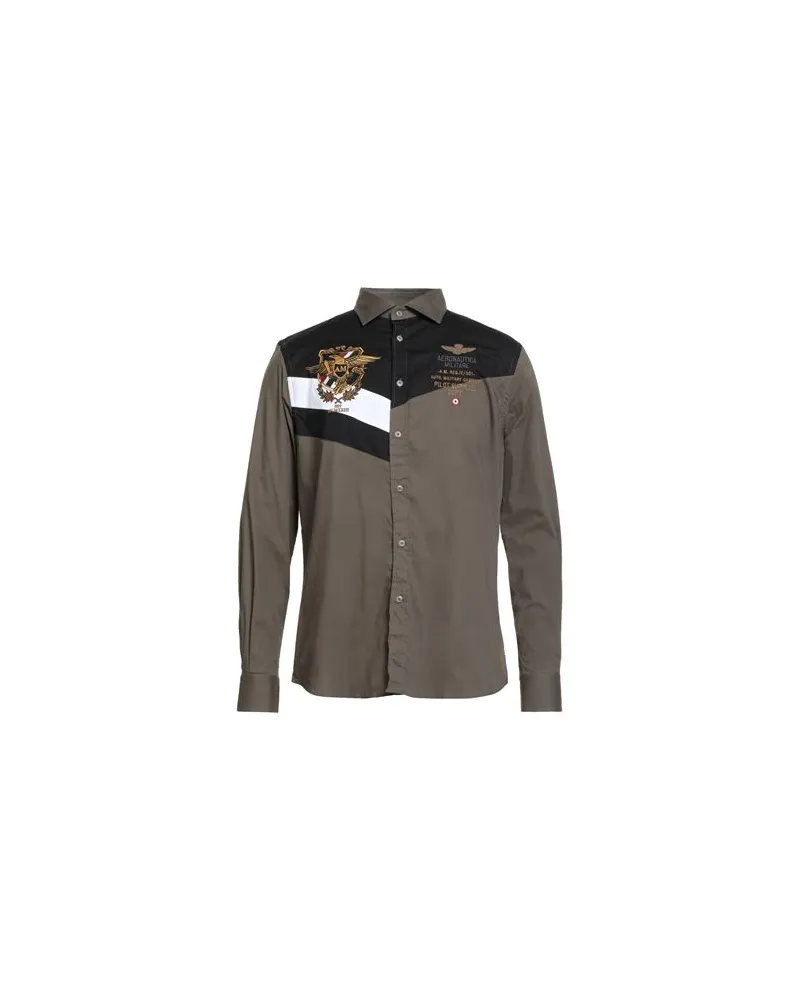 Aeronautica Militare TOPS - Hemdenauf YOOX.COM Militärgrün