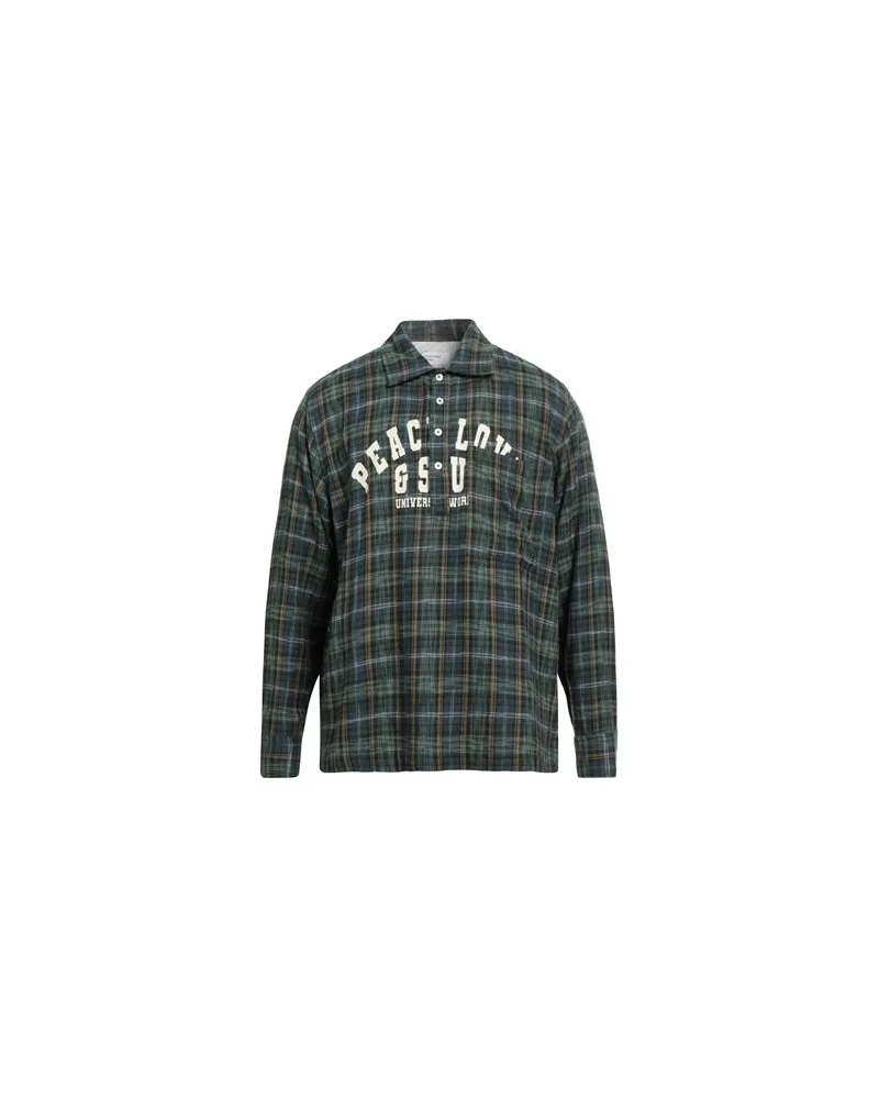 Universal Works TOPS - Hemdenauf YOOX.COM Grün