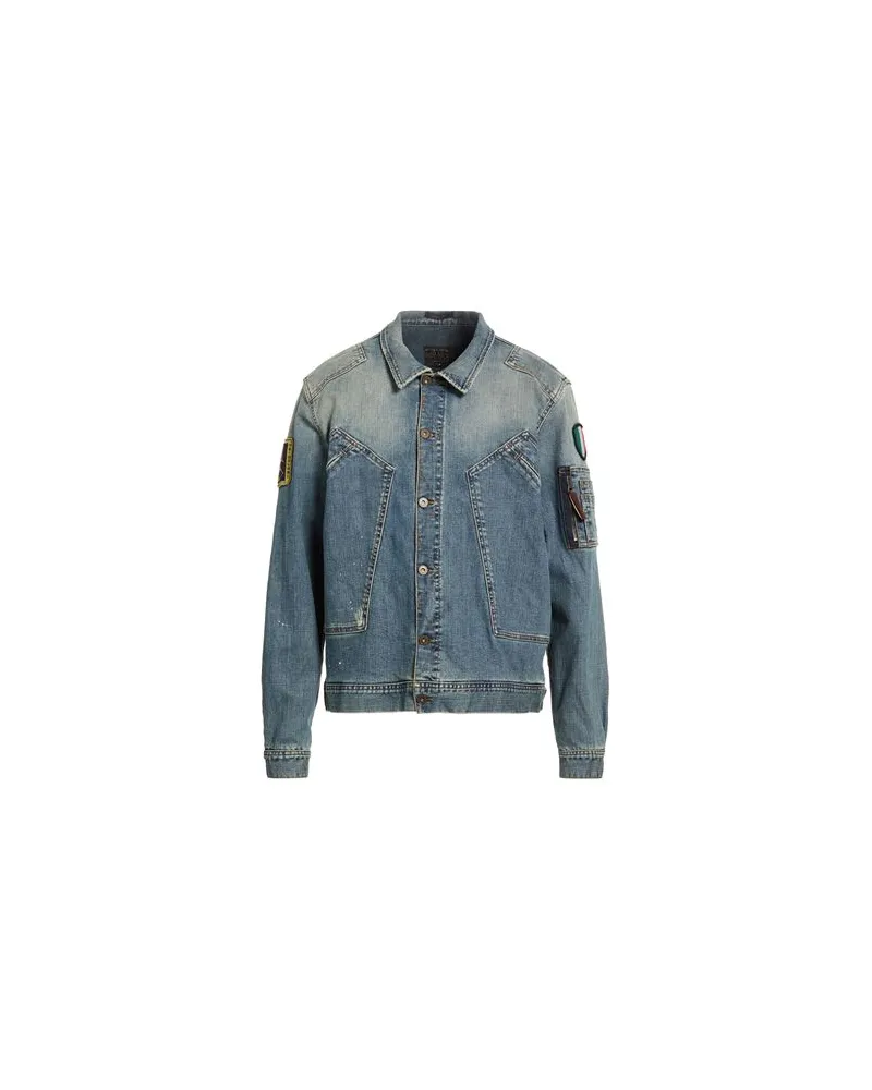 Aeronautica Militare JACKEN & MÄNTEL - Jeansjacken/Mäntelauf YOOX.COM Blau