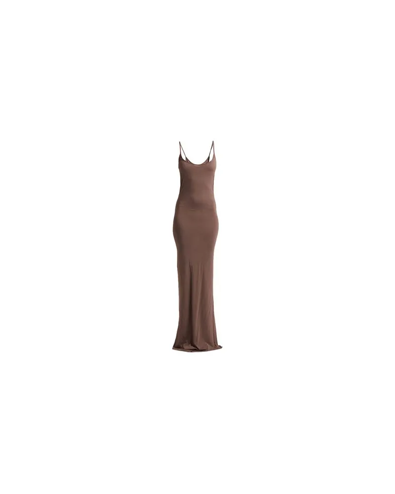 Rick Owens Lilies KLEIDER - Maxi-Kleiderauf YOOX.COM Schokobraun