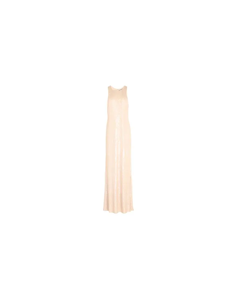 Elisabetta Franchi KLEIDER - Maxi-Kleiderauf YOOX.COM Beige