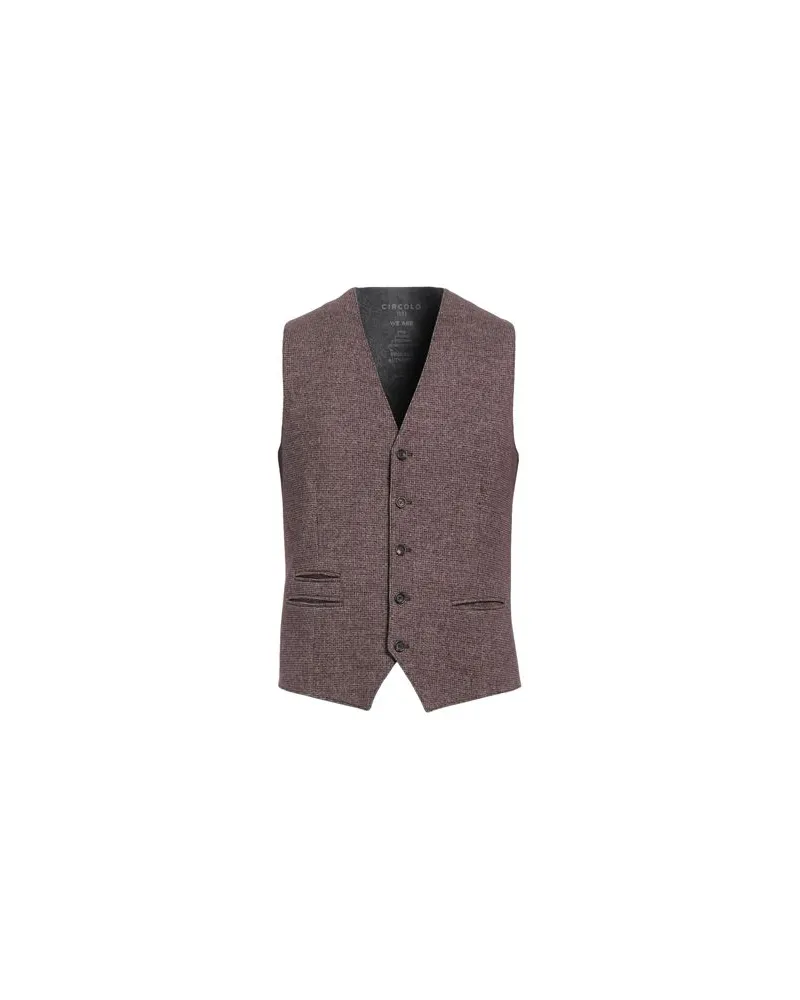 CIRCOLO 1901 ANZÜGE und CO-ORDS - Couture-Westenauf YOOX.COM Dunkelbraun