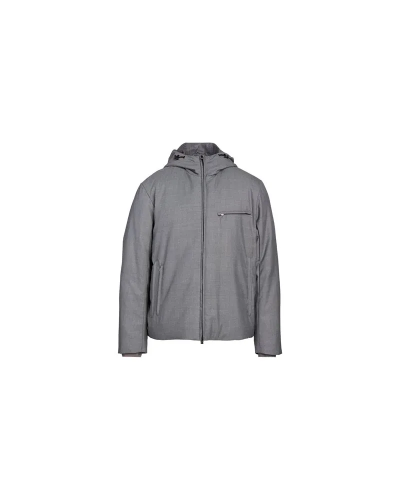Emporio Armani JACKEN & MÄNTEL - Pufferjacken & Daunenjackenauf YOOX.COM Grau