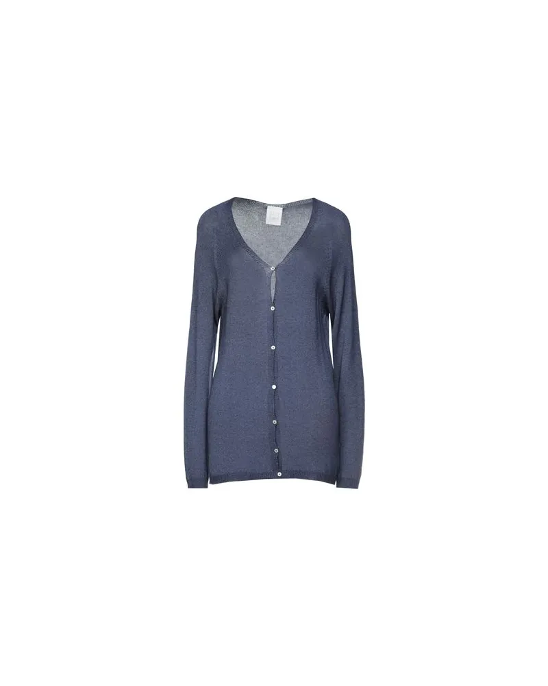 120% Lino STRICKWAREN - Strickjackenauf YOOX.COM Nachtblau