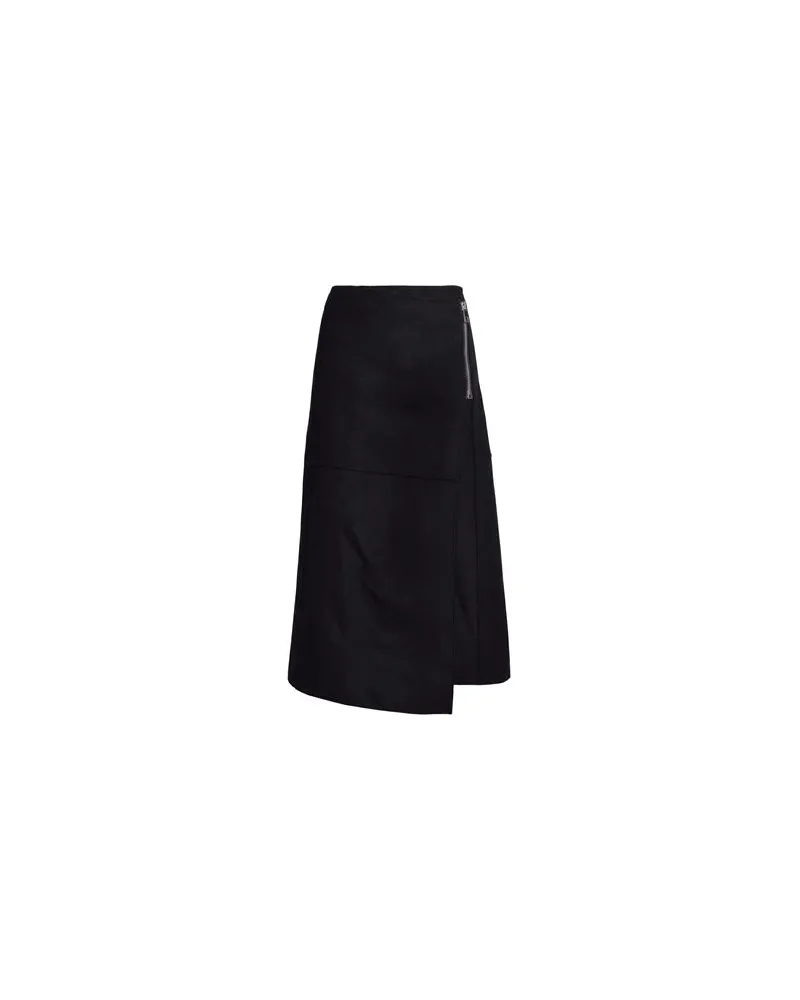 TELA HOSEN & RÖCKE - Midi-Röckeauf YOOX.COM Schwarz