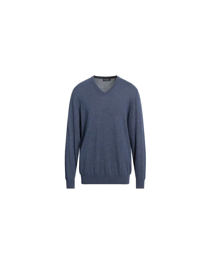 Hackett STRICKWAREN - Pulloverauf YOOX.COM Blau