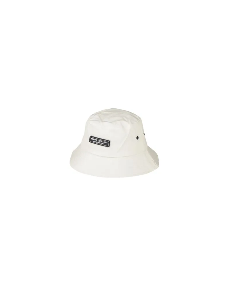 Armani Exchange ACCESSOIRES - Mützen & Hüteauf YOOX.COM Cremeweiß