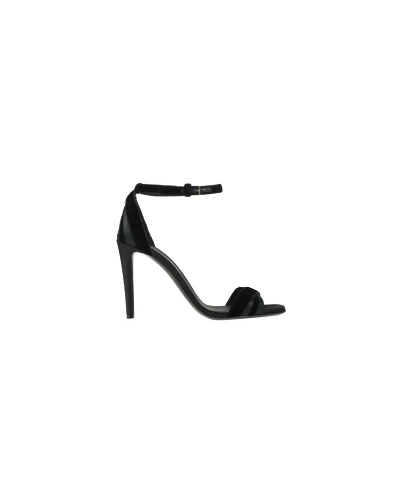 Emporio Armani SCHUHE - Sandalenauf YOOX.COM Schwarz