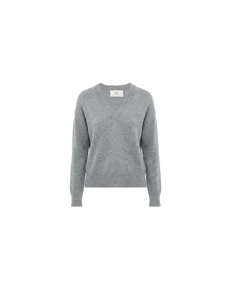 AMI Paris STRICKWAREN - Pulloverauf YOOX.COM Grau