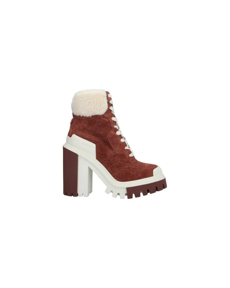 Dolce & Gabbana SCHUHE - Stiefelettenauf YOOX.COM Braun