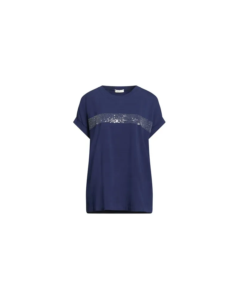 PANICALE Cashmere TOPS - T-shirtsauf YOOX.COM Marineblau