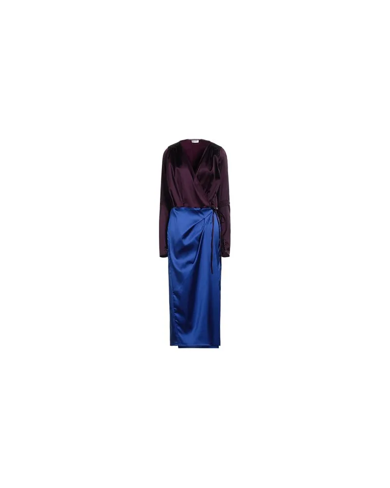 ATTICO KLEIDER - Maxi-Kleiderauf YOOX.COM Pflaume