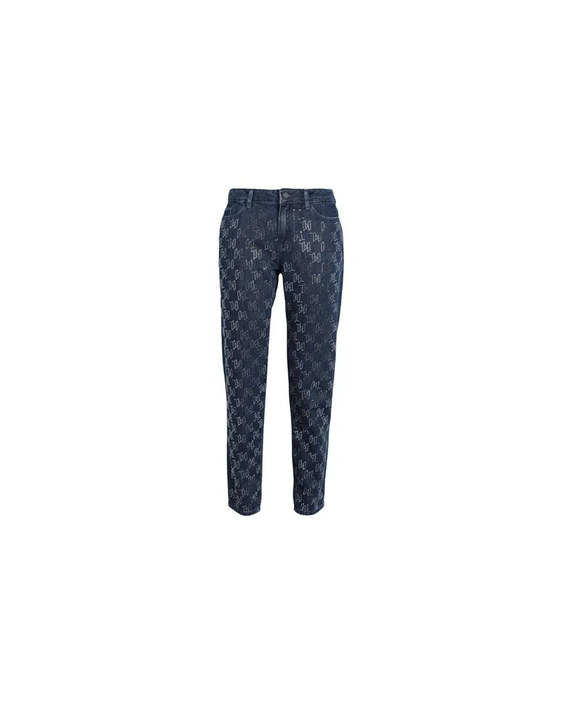 Karl Lagerfeld GF DENIM RHINESTONES  - HOSEN & RÖCKE - Jeanshosenauf YOOX.COM Blau