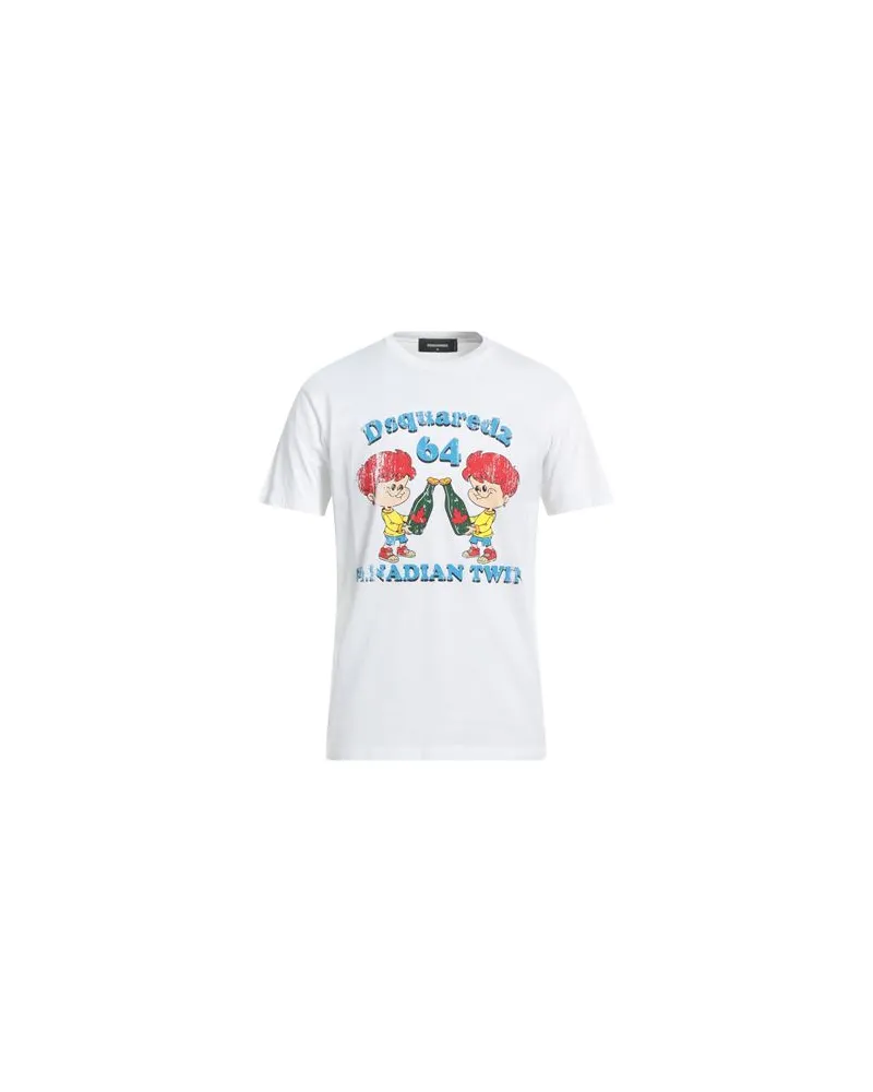 Dsquared2 TOPS - T-shirtsauf YOOX.COM Weiß