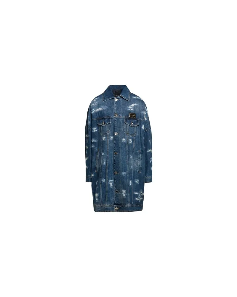 Dolce & Gabbana JACKEN & MÄNTEL - Jeansjacken/Mäntelauf YOOX.COM Blau