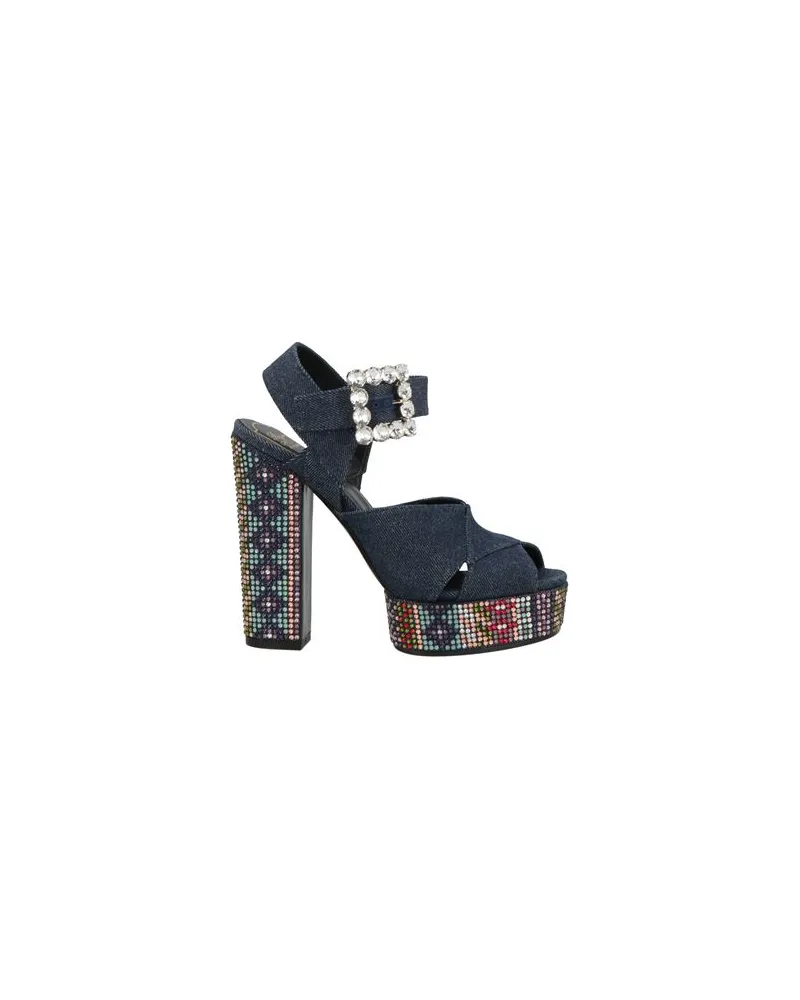 Roger Vivier SCHUHE - Sandalenauf YOOX.COM Blau