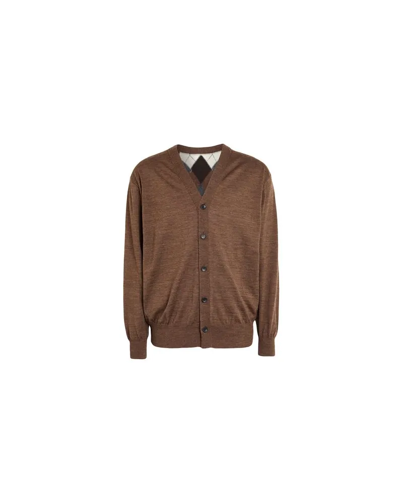 Junya Watanabe STRICKWAREN - Strickjackenauf YOOX.COM Braun