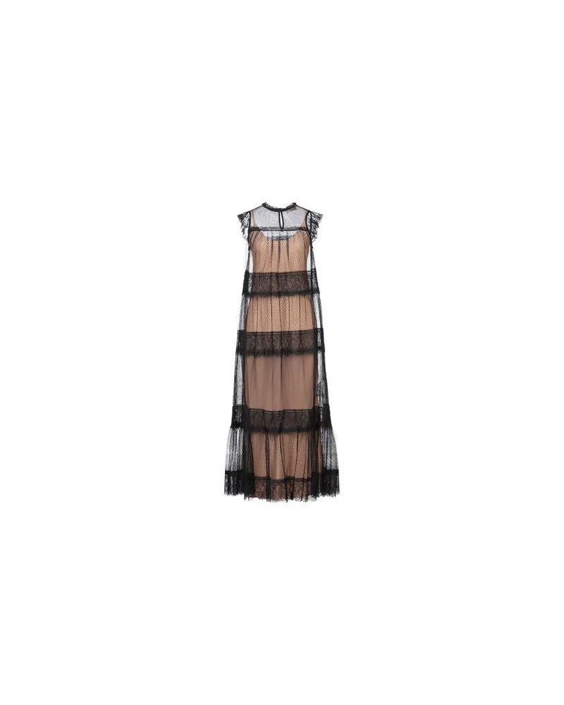 Twin-Set KLEIDER - Maxi-Kleiderauf YOOX.COM Schwarz