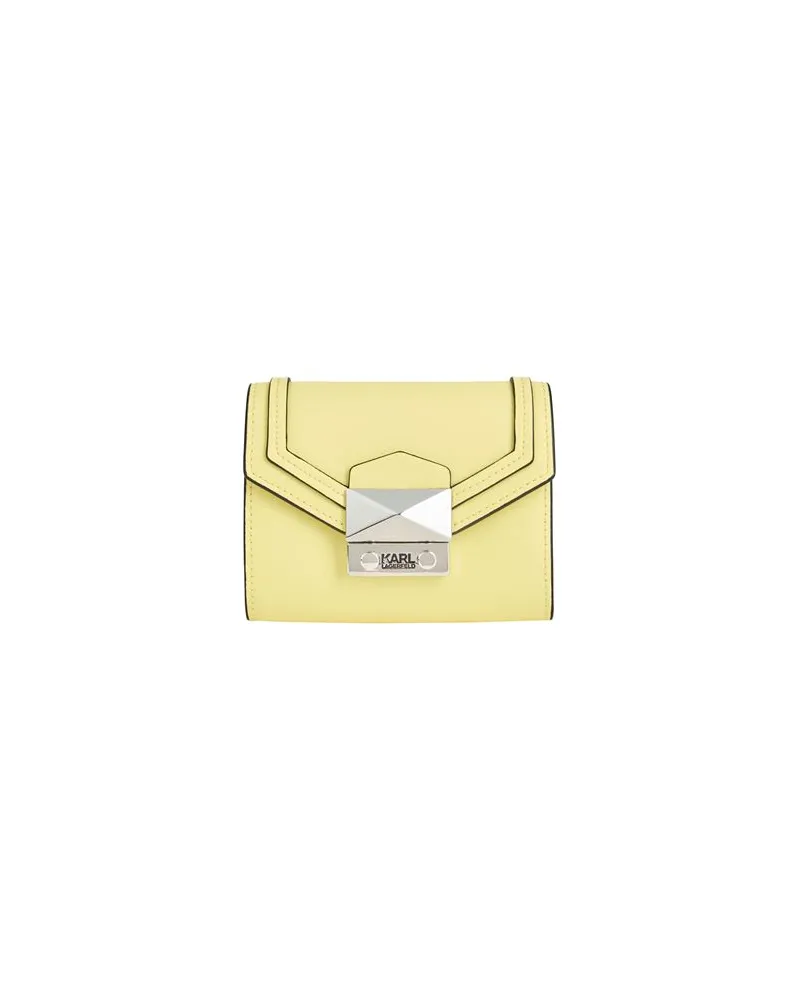 Karl Lagerfeld Kleinlederwaren - Brieftaschenauf YOOX.COM Gelb