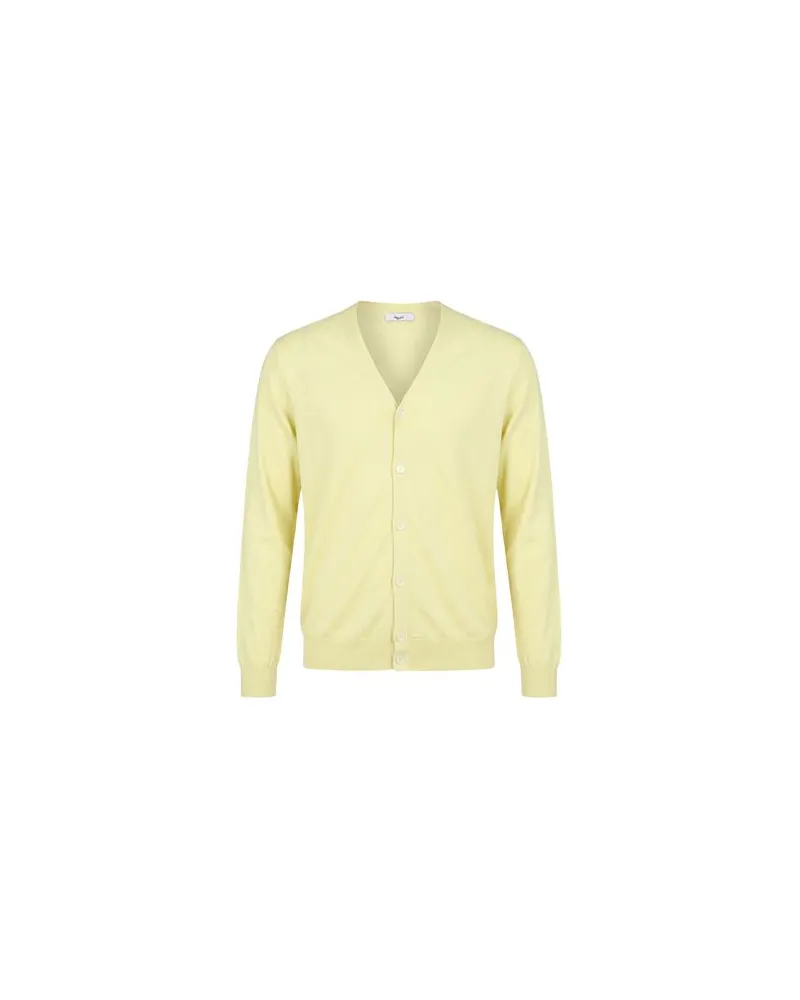 ASPESI STRICKWAREN - Strickjackenauf YOOX.COM Pastellgelb