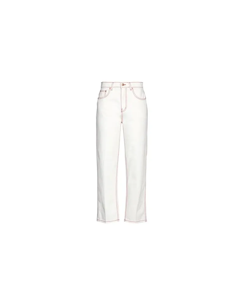 Tory Burch HOSEN & RÖCKE - Jeanshosenauf YOOX.COM Weiß