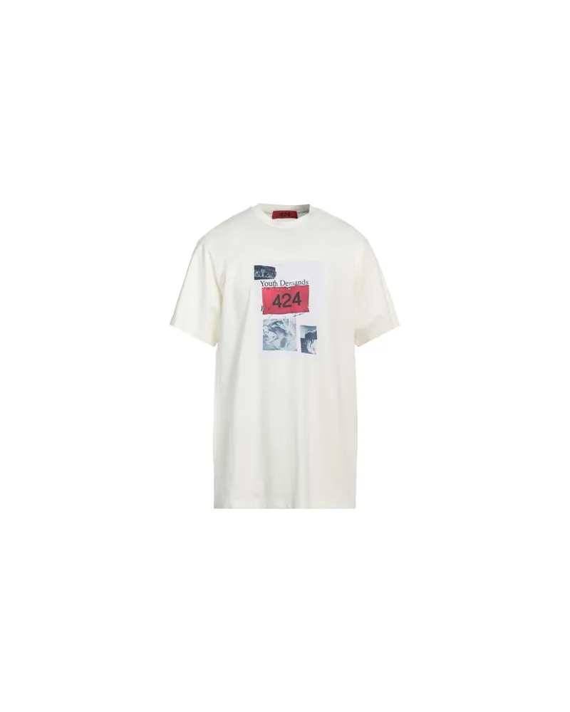 FourTwoFour on Fairfax TOPS - T-shirtsauf YOOX.COM Elfenbein