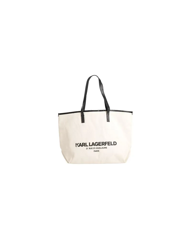Karl Lagerfeld RSG CANVAS SHOPPER  - TASCHEN - Handtaschenauf YOOX.COM Beige