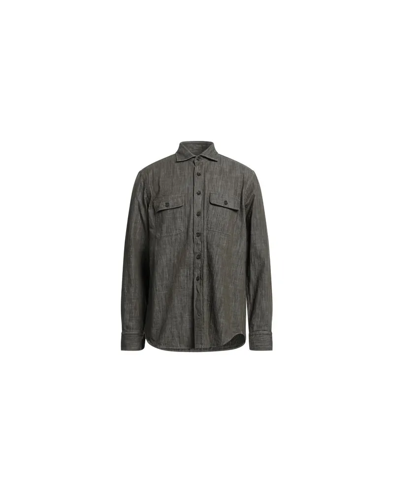 Alessandro Gherardi TOPS - Jeanshemdenauf YOOX.COM Militärgrün