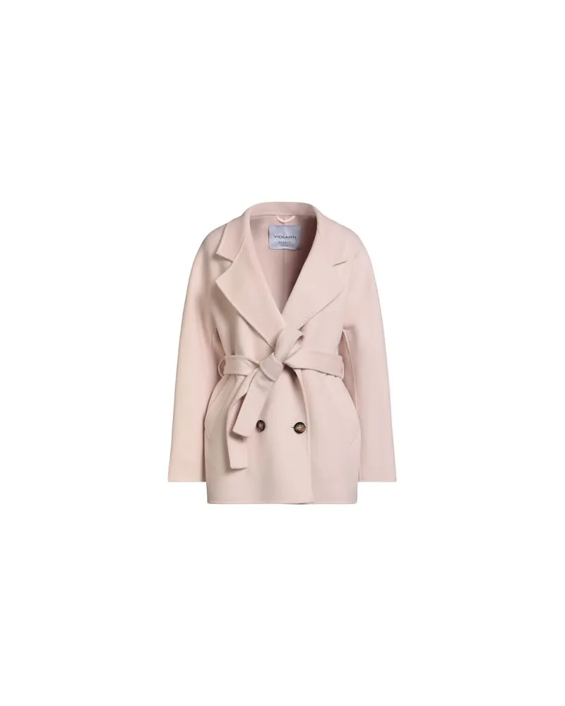 VIOLANTI JACKEN & MÄNTEL - Mäntelauf YOOX.COM Rosa