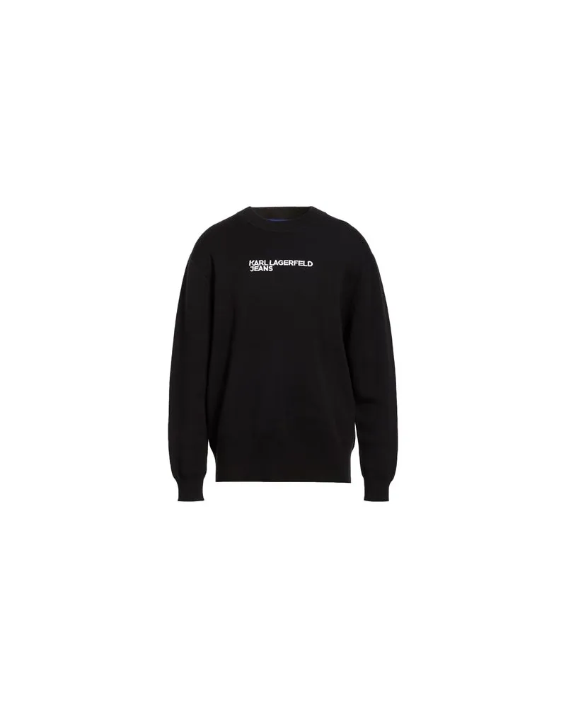 Karl Lagerfeld STRICKWAREN - Pulloverauf YOOX.COM Schwarz
