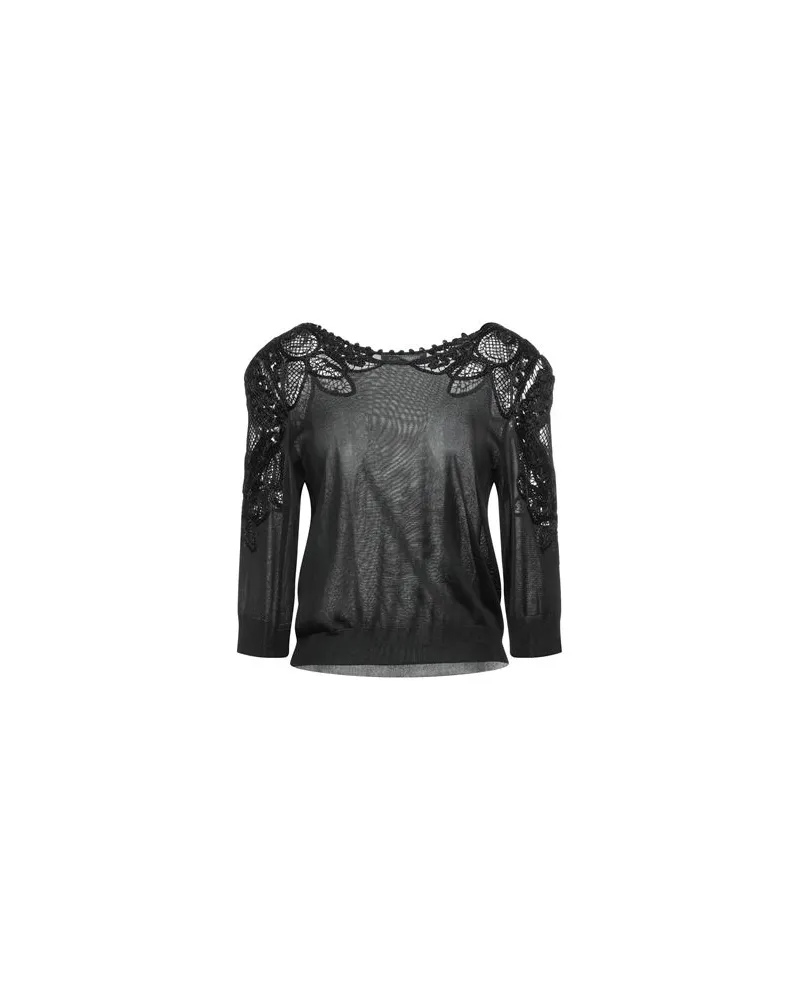 Alberta Ferretti STRICKWAREN - Pulloverauf YOOX.COM Schwarz