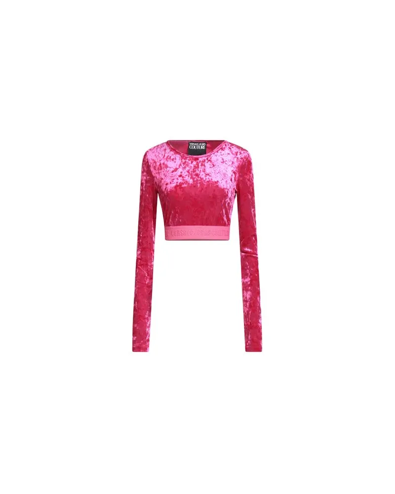 Versace Jeans TOPS - T-shirtsauf YOOX.COM Fuchsia