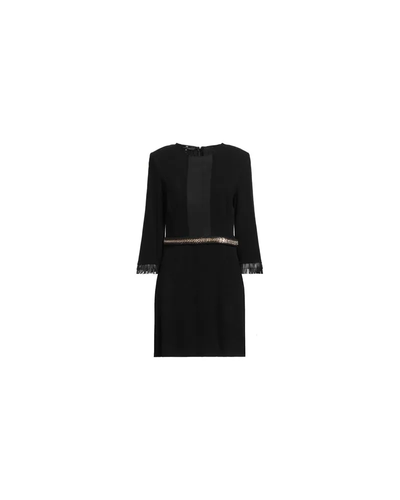 Elisabetta Franchi KLEIDER - Mini-Kleiderauf YOOX.COM Schwarz