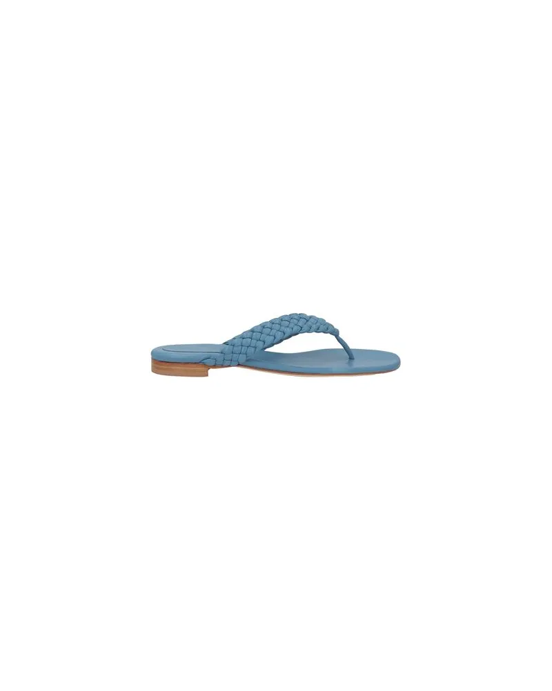 Anna F. SCHUHE - Zehentrennerauf YOOX.COM Taubenblau