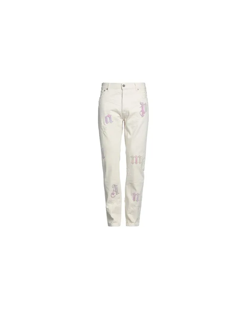 Palm Angels HOSEN & RÖCKE - Jeanshosenauf YOOX.COM Elfenbein