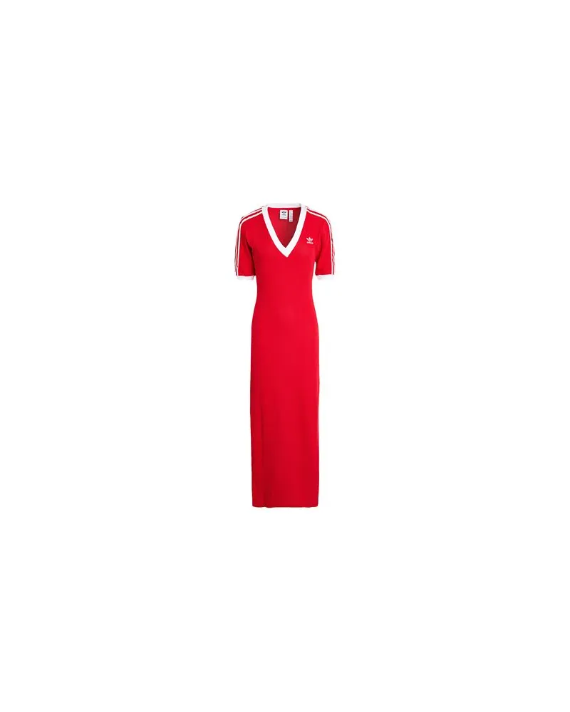 adidas WINTER DRESS  - KLEIDER - Maxi-Kleiderauf YOOX.COM Rot