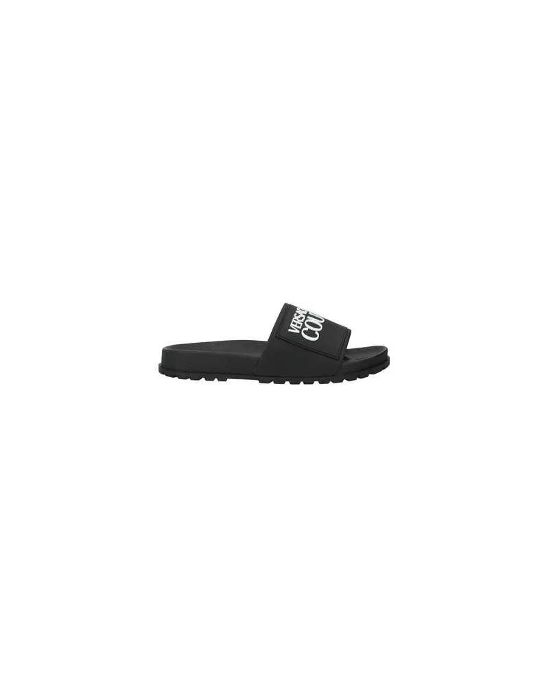 Versace Jeans SCHUHE - Sandalenauf YOOX.COM Schwarz