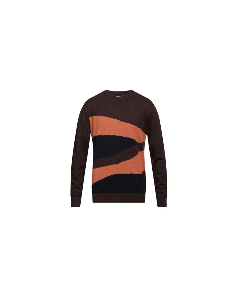 Selected Homme STRICKWAREN - Pulloverauf YOOX.COM Schokobraun