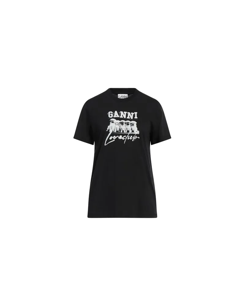 Ganni TOPS - T-shirtsauf YOOX.COM Schwarz