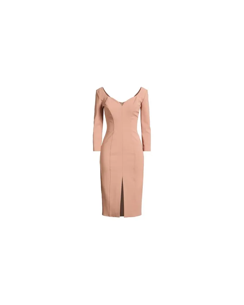 Elisabetta Franchi KLEIDER - Midi-Kleiderauf YOOX.COM Hellrosa